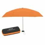 37" Arc Telescopic Folding Travel Umbrella With Eva Case - 6