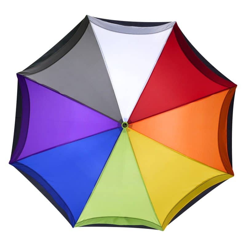 46" Arc Rainbow Umbrella - 1