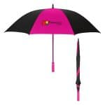 60" Arc Splash Of Color Golf Umbrella - 2