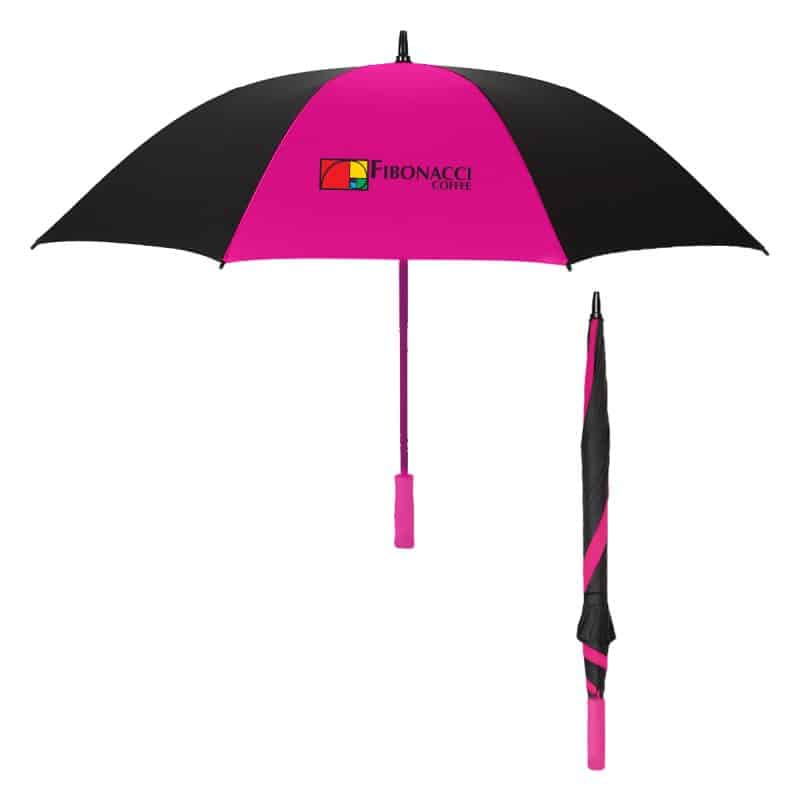 60" Arc Splash Of Color Golf Umbrella - 2