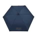 Elements 39" Recycled Manual Mini Folding Umbrella - Navy - 2