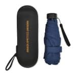 Elements 39" Recycled Manual Mini Folding Umbrella - Navy - 3