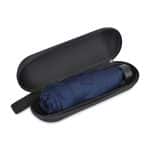 Elements 39" Recycled Manual Mini Folding Umbrella - Navy - 4