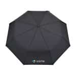 Elements 43" Recycled Manual Folding Umbrella - Black - 2