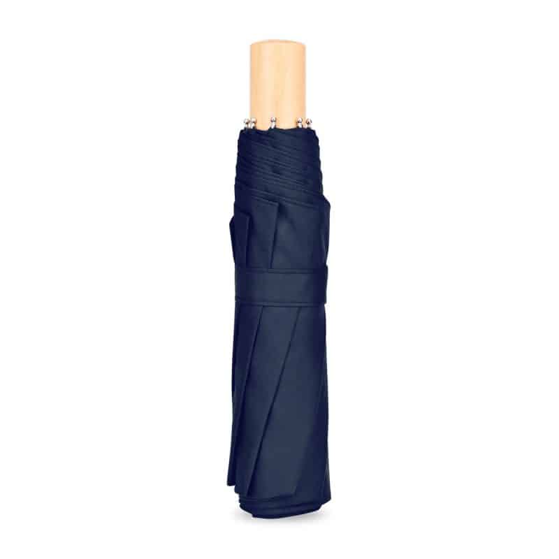 Elements 43" Recycled Manual Folding Umbrella - Navy - 4