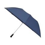 Elements 58" Recycled Auto Open Travel Folding Umbrella - Navy - 1