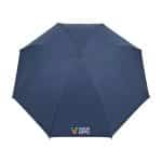 Elements 58" Recycled Auto Open Travel Folding Umbrella - Navy - 2