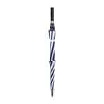 Elements 60" Recycled Auto Open Double Canopy Golf Umbrella - Navy-White - 3