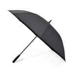 Elements 60" Recycled Auto Open Golf Umbrella - Black - 1