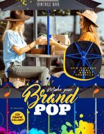 7' Colored Steel Market Umbrella - 6