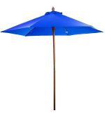 7' FSC Wooden Market Umbrella - 2