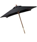 7' Wooden Market Umbrella - 1