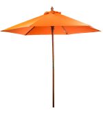 7' Wooden Market Umbrella - 3