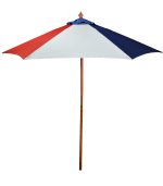7' Wooden Market Umbrella - 5