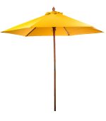 7' Wooden Market Umbrella - 7