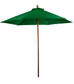7' Wooden Market Umbrella - 9