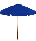 7' Wooden Market Umbrella with Valence - 3