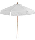 7' Wooden Market Umbrella with Valence - 4
