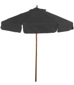 7' Wooden Market Umbrella with Valence - 7