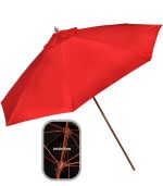 9' Wooden Market Umbrella - 1