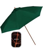 9' Wooden Market Umbrella - 4