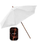 9' Wooden Polyester Market Umbrella - 6