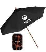 9' Wooden Polyester Market Umbrella - 7