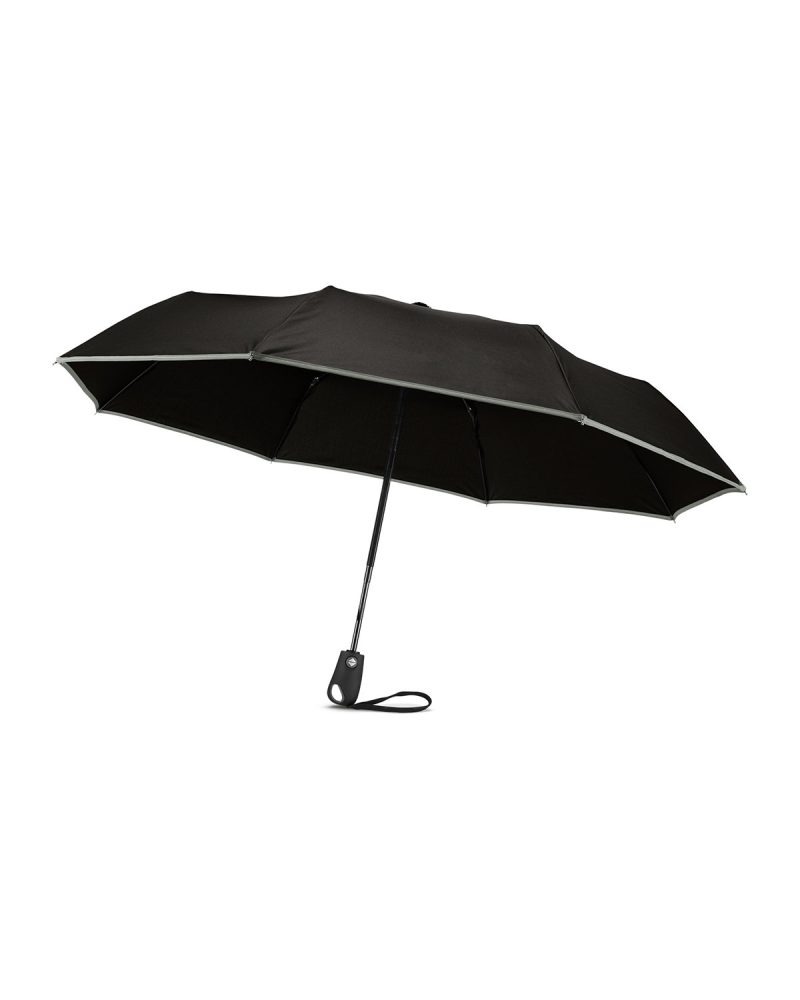 42" Auto-Open Umbrella With Reflective Trim - 2