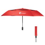 42" Telescopic Folding Umbrella With 100% Rpet Canopy - 8