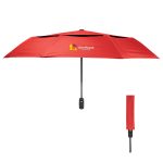 42" Telescopic Folding Umbrella With 100% Rpet Canopy - 9