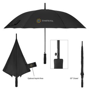 46" Arc Automatic Open Umbrella With 100% Rpet Canopy