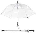 Panorama 46" Arc Auto-Open Clear Umbrella - 1