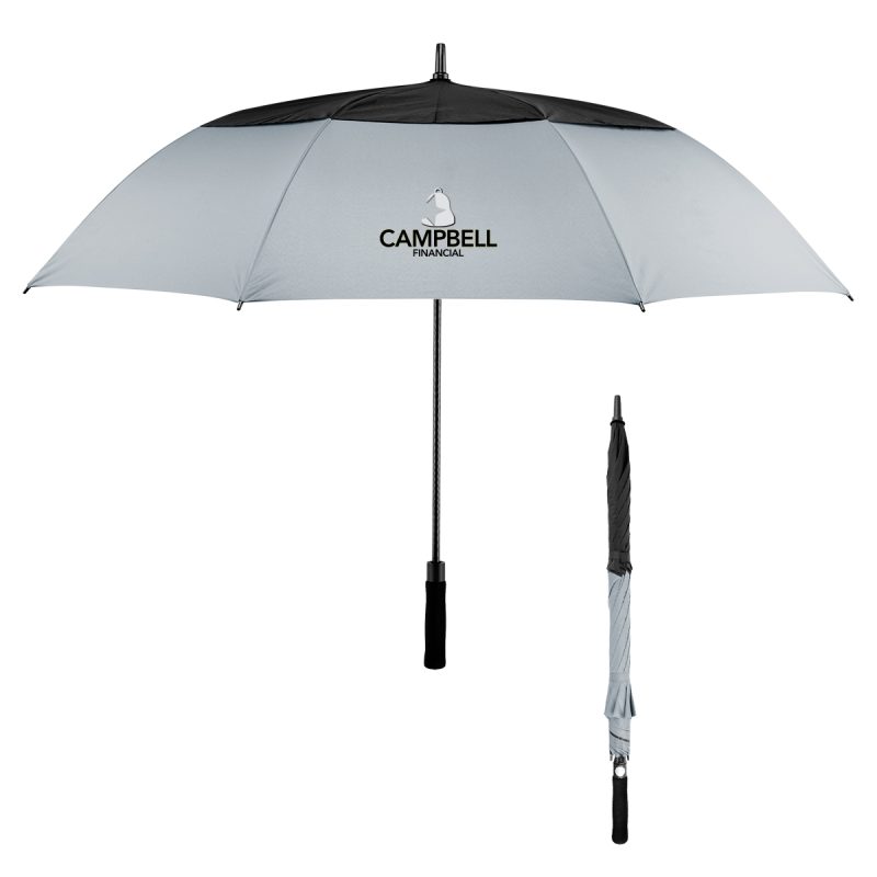 60" Arc Vented Umbrella With 100% Rpet Canopy - 2