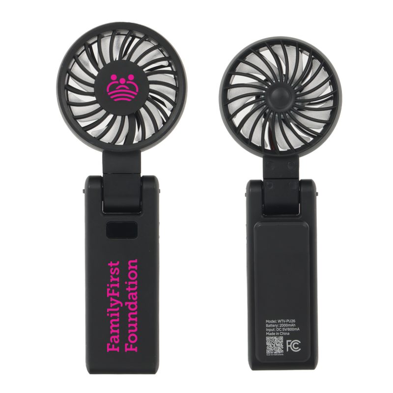 Purl High Speed Rotatable Handheld Fan With Clip - 2
