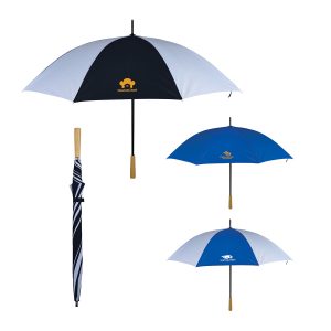 Hartselle 60" Golf Umbrella With Wood Handle