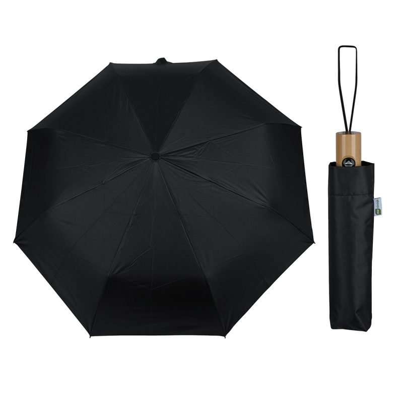 Huntsville 42" Recycled Auto Open/Close Folding Umbrella - 1