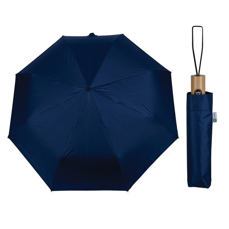 Huntsville 42" Recycled Auto Open/Close Folding Umbrella - 2