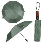 40'' Arc Gem Wooden Handle Automatic Umbrella - 3
