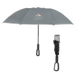 46" Arc Telescopic Inversion Umbrella With Carabiner Handle And 100% Rpet Canopy - 5