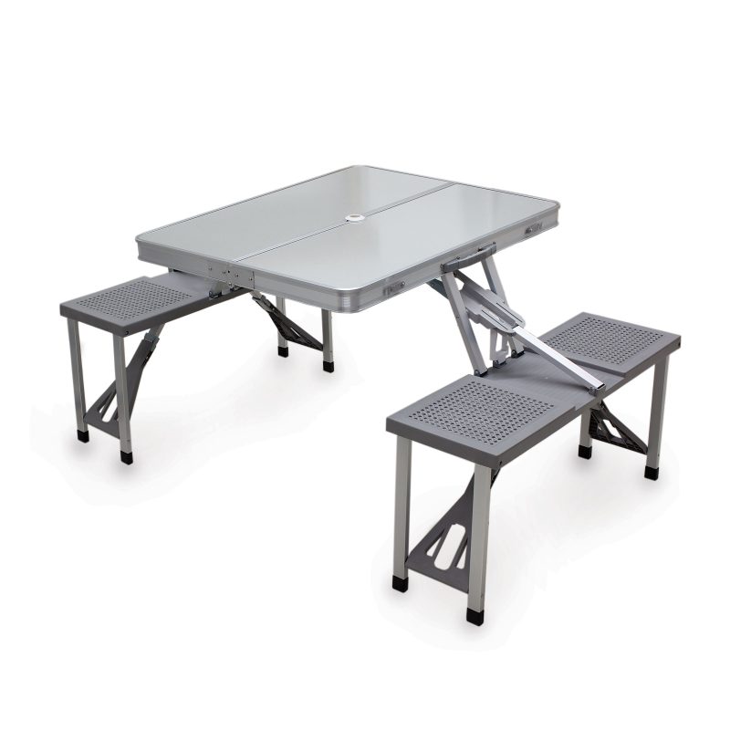 Aluminum Folding Picnic Table w/Four Seats - 4
