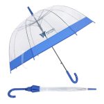 Dome 46" Arc Auto-Open Clear-View Umbrella - 2