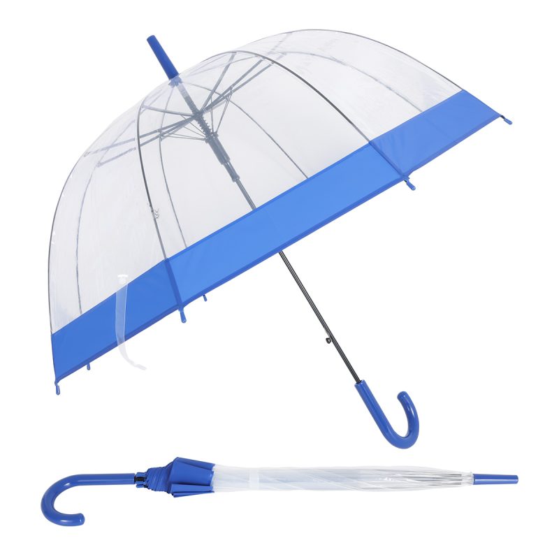 Dome 46" Arc Auto-Open Clear-View Umbrella - 3