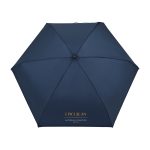 Elements 39" Recycled rPET Manual Mini Folding Umbrella - Navy - 2