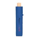 Elements 43" Recycled rPET Manual Folding Umbrella - Royal Blue - 3