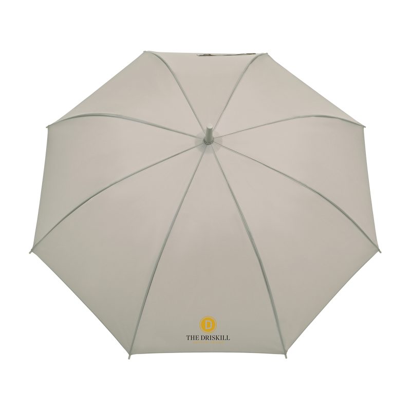 Elements 50" Recycled rPET Auto Open Hospitality Umbrella - Tan - 3