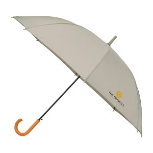 Elements 50" Recycled rPET Auto Open Hospitality Umbrella - Tan