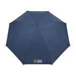 Elements 58" Recycled rPET Auto Open Travel Folding Umbrella - Navy - 2