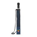 Elements 58" Recycled rPET Auto Open Travel Folding Umbrella - Navy - 3
